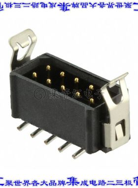 M80-8281022 针座连接器10POS接头2排2mm公形插针表贴SMD镀金