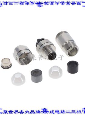 1440025 圆形连接器5POS插头公引脚螺钉镀金自由悬挂