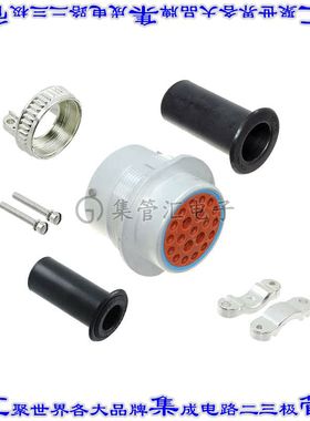 HD34-24-21SE-059 圆形连接器21POS插座外壳用于母插口银色面板安