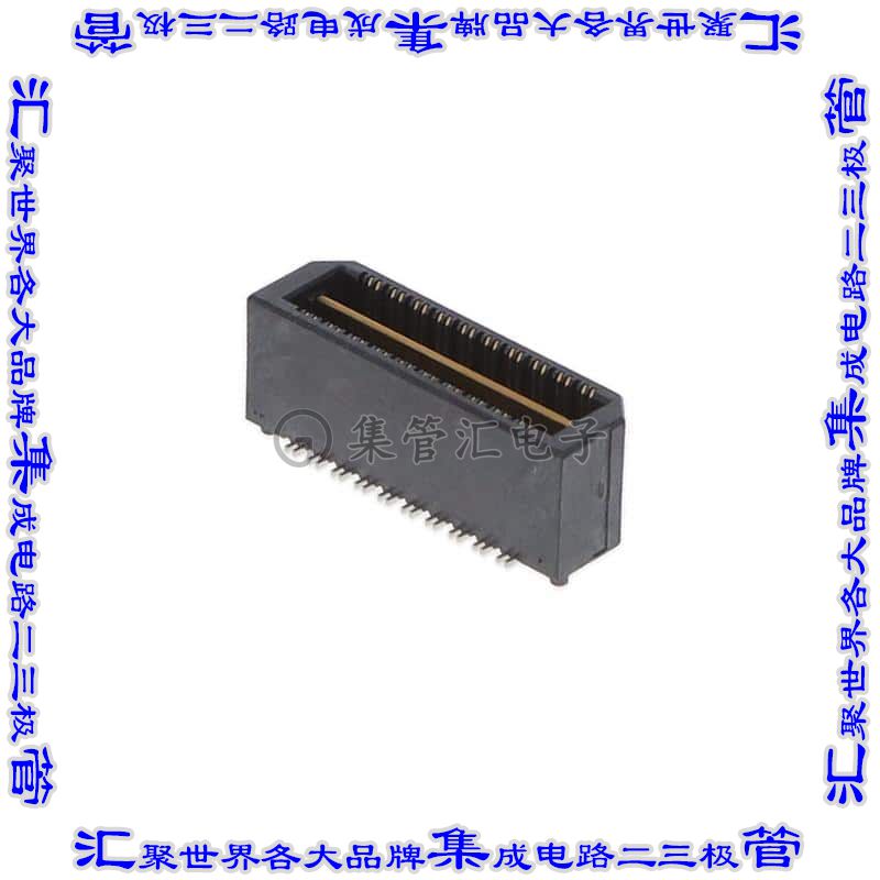 QTH-020-02-F-D-DP-A 板对板连接器40POS差分对阵列公2排0.5mm表