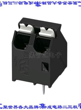 1071199 线对板连接器2POS接线端子5.08mm通孔45角度带板