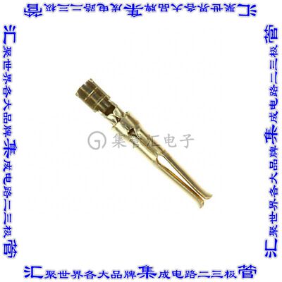 205201-6 连接器触点触头插口20-24AWG压接镀金