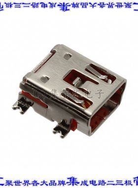 MUSBR-05-S-O-B-SM-A 连接器USB-miniB插座5POS USB 2.0表面贴装
