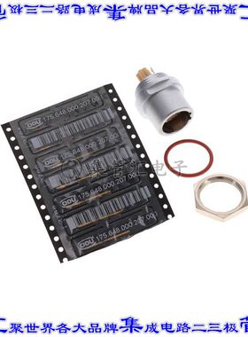 G41KAC-P07NFG2-000L 圆形连接器7POS插座母插口压接镀金面板安装