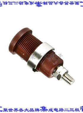 CT2236-1 接插件连接器CONN BANANA JACK THRD BROWN