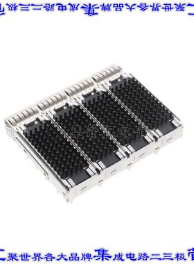 2170745-2 插拔式连接器外壳成组(1 x 4)QSFP28通孔直角压配