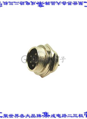 FC684206 圆形连接器6POS插头母插口焊杯锡自由悬挂