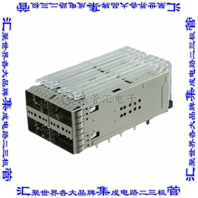 2308171-5 插拔式连接器152(38x4)插座成组(2x2)ZQSFP+通孔直角压