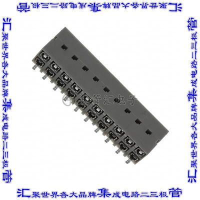 89898-310LF 针座连接器20POS插座2排2.54mm母形插口表贴SMD镀金