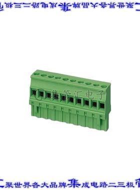 1740411 端子块连接器3POS插头母插口5mm黑色自由悬挂