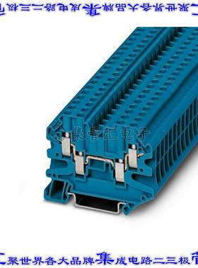 3048836 端子块连接器4POS馈通式6.2mm蓝色