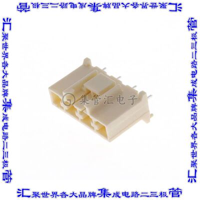 2-178841-1 针座连接器4POS接头6.2mm公形插针通孔直针锡