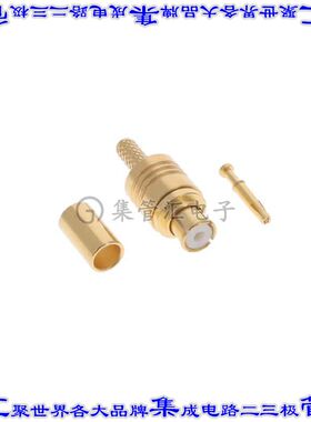 R222M80400 同轴连接器SMP插头母形插口压接50欧姆自由悬挂