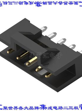 2823402-5 针座连接器5POS接头2mm公形插针通孔直针镀金