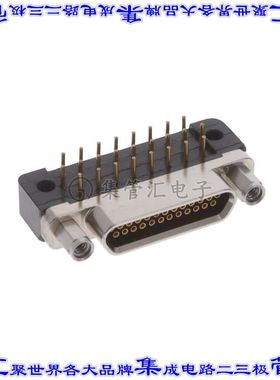 MDLM-25SCBRP-F222 连接器25POS插座母插口3排D-TYPE型面板安装通