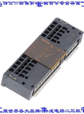 2327671-3 卡边缘连接器84POS母头2排0.6mm黑色镀金