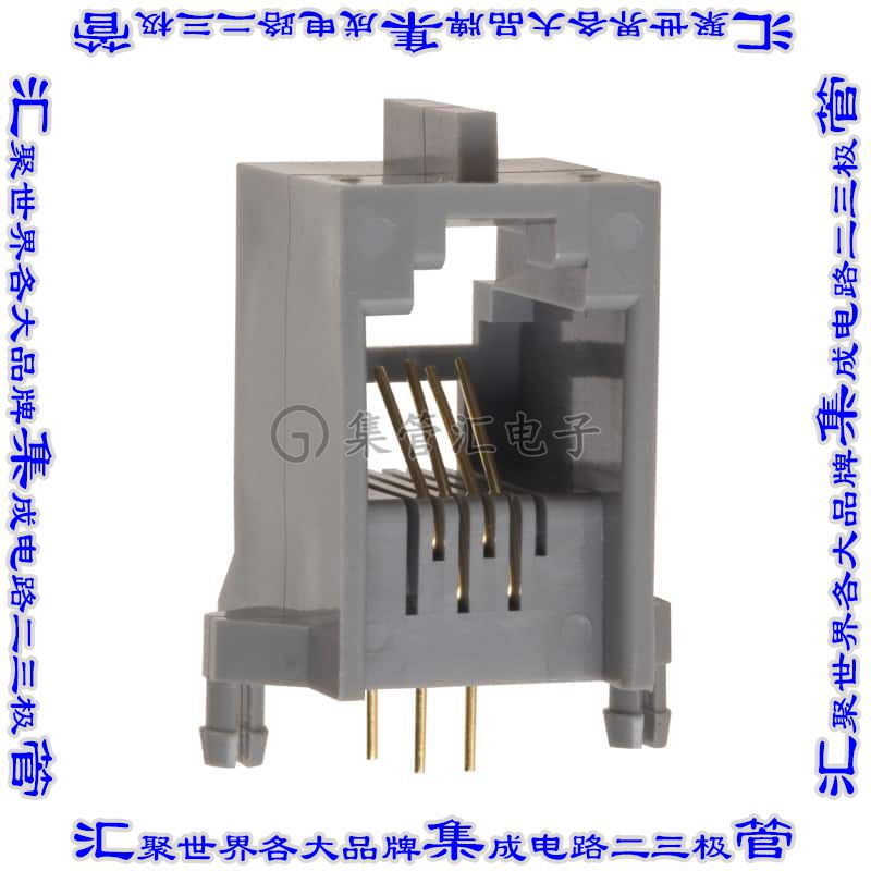 TM5RC-64(50) 接插件连接器CONN MOD JACK 6P4C R/A UNSHLD