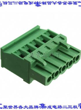 TS05715A0000G 端子块连接器5POS插头母插口5mm绿色自由悬挂