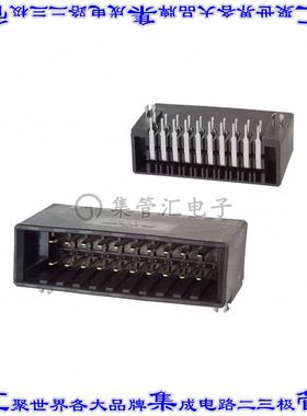 178308-2 针座连接器20POS接头2排3.81mm公形插针通孔直角镀金