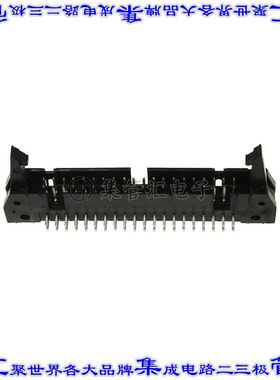 5499786-9 针座连接器40POS接头2排2.54mm公形插针通孔直角镀金