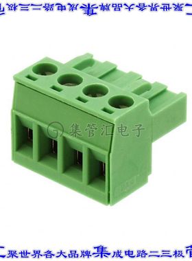 1779851 端子块连接器4POS插头母插口5mm绿色自由悬挂