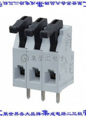 AST0250304 线对板连接器3POS接线端子5mm通孔水平带板