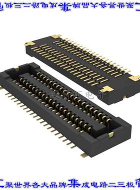 AXT540124 板对板连接器40POS插口外罩触点2排0.4mm表贴SMD镀金