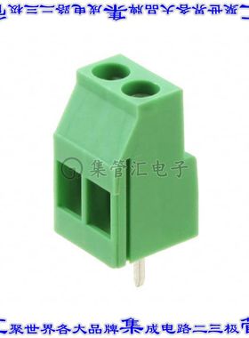 1711026 线对板连接器2POS接线端子5mm通孔水平带板