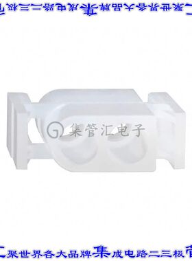 1-350344-0 矩形连接器外壳2POS插头6.1mm母形插口天然色面板安装