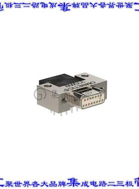 A28400-015 连接器15POS插头公引脚2排D-TYPE型表面贴装直角