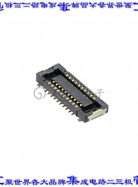 AXE720127A 板对板连接器20POS插口外罩触点2排0.35mm表贴SMD镀金