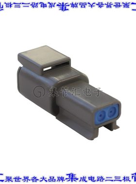 PX0011P02GY 矩形连接器外壳2POS插座公形引脚灰色自由悬挂