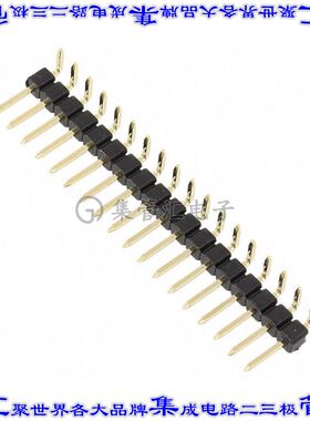 61301811021 针座连接器18POS接头2.54mm公形插针通孔直角镀金