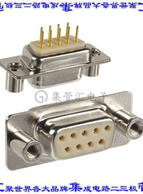 172-E09-213R031 连接器9POS插座母插口2排D-Sub面板安装通孔