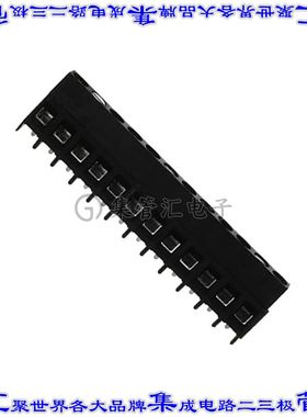 1-796689-2 线对板连接器12POS接线端子5mm通孔35角度带板