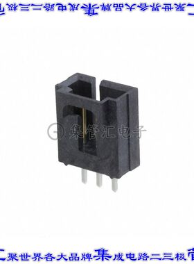 1719710103 针座连接器3POS接头2.54mm公形插针通孔直针镀金
