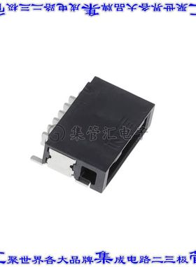 514523-E 针座连接器6POS接头1.27mm公形插针表贴SMD镀金