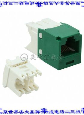 CJ688TGGR 接插件连接器CATEGORY 6, RJ45, 8-POSITION, 8-