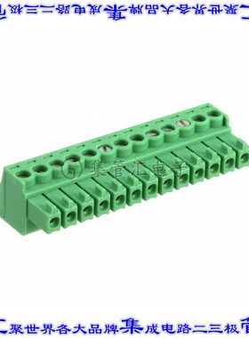 1840476 端子块连接器13POS插头母插口3.5mm绿色自由悬挂