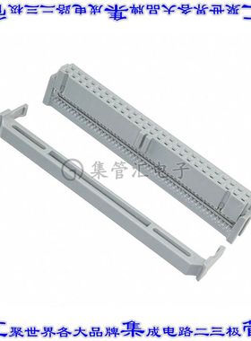 89150-0103 矩形连接器50POS插座2排2.54mm母插口灰色IDC镀金自由