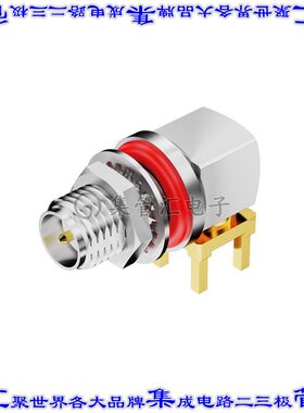 RFPC-SMA24-FN-A-E 同轴连接器SMA插孔公引脚焊接50欧姆面板安装