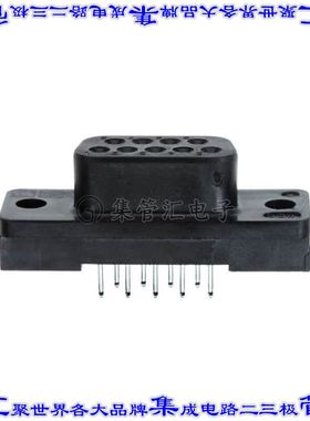 207826-4 连接器9POS插座母插口2排D-Sub通孔