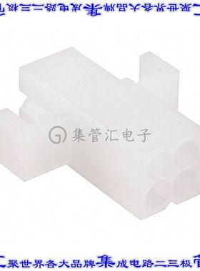 770441-1 矩形连接器外壳4POS插座2排3.68mm天然色面板安装