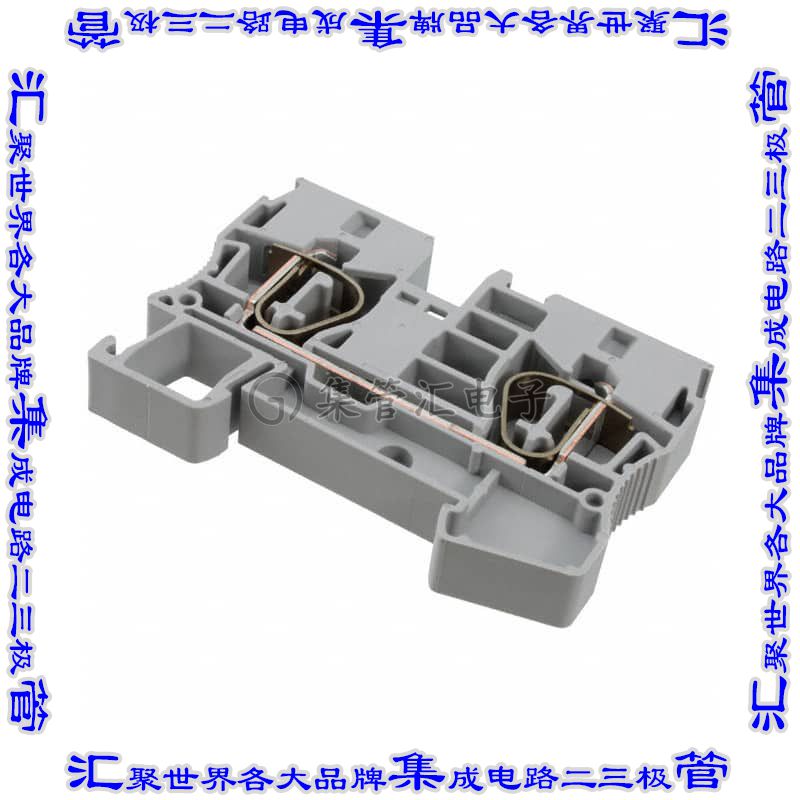 3036110 端子块连接器2POS馈通式10.2mm灰色6-16AWG