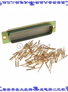 DDMAM-78P 连接器78POS插头公引脚4排D-Sub高密度面板安装