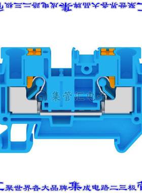REB-B2D-BU 端子块连接器2POS馈通式8.2mm蓝色8-20AWG