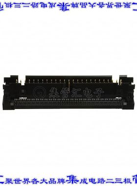 1-111446-7 矩形连接器50POS插头2排2.54mm公引脚黑色IDC镀金自由