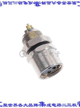 ALBKF08-FM8BR3-SL 圆形连接器3POS插头母插口焊杯面板安装