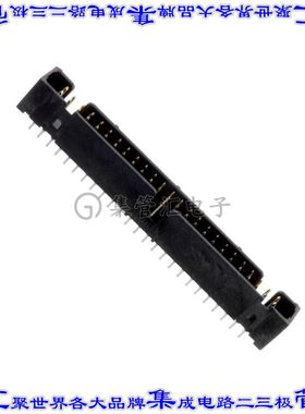 D2550-6002-AR 针座连接器50POS接头2排2.54mm公形插针通孔直针镀