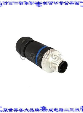 PXPPAM12FIM04ASTPG9 圆形连接器4POS插座公形引脚螺钉镀金自由悬